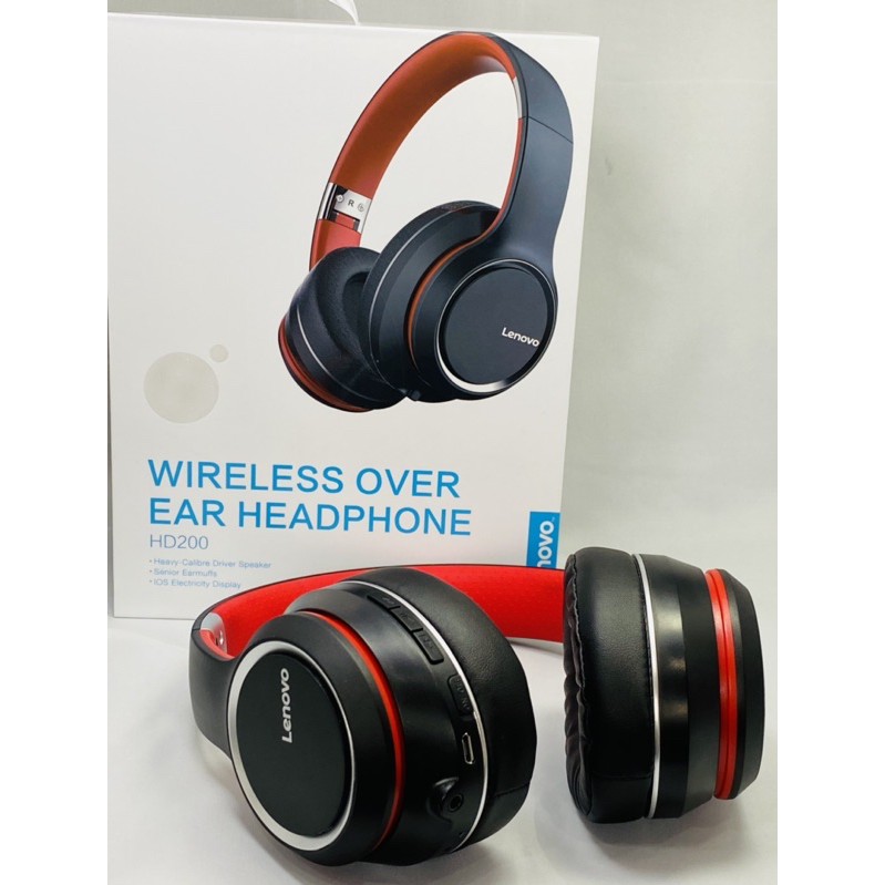 Tai nghe chụp đầu Bluetooth Lenovo HD 200 | BigBuy360 - bigbuy360.vn