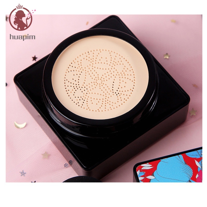 Kem Nền Cc Air Cushion Dưỡng Ẩm Lâu Trôi Che Khuyết Điểm Làm Trắng Da Kèm Cọ Đầu Nấm Tiện Dụng | BigBuy360 - bigbuy360.vn