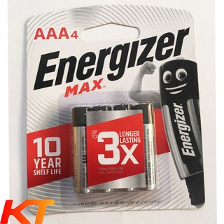 Bộ 4 Pin AAA E92 BP4 Energizer MAX alkaline ( chính hãng ).