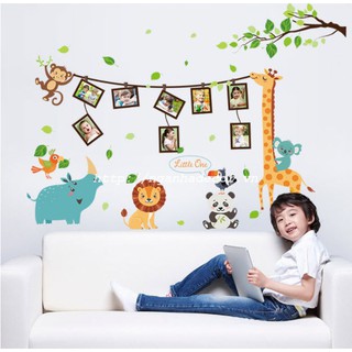 Decal dán tường Vườn thú số 37