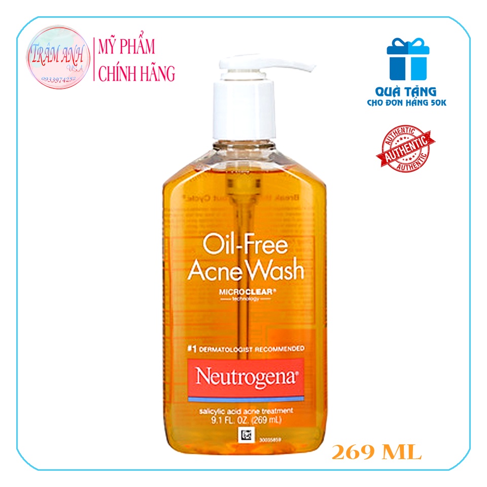 Sữa rữa mặt sạch da Neutrogena 269ml