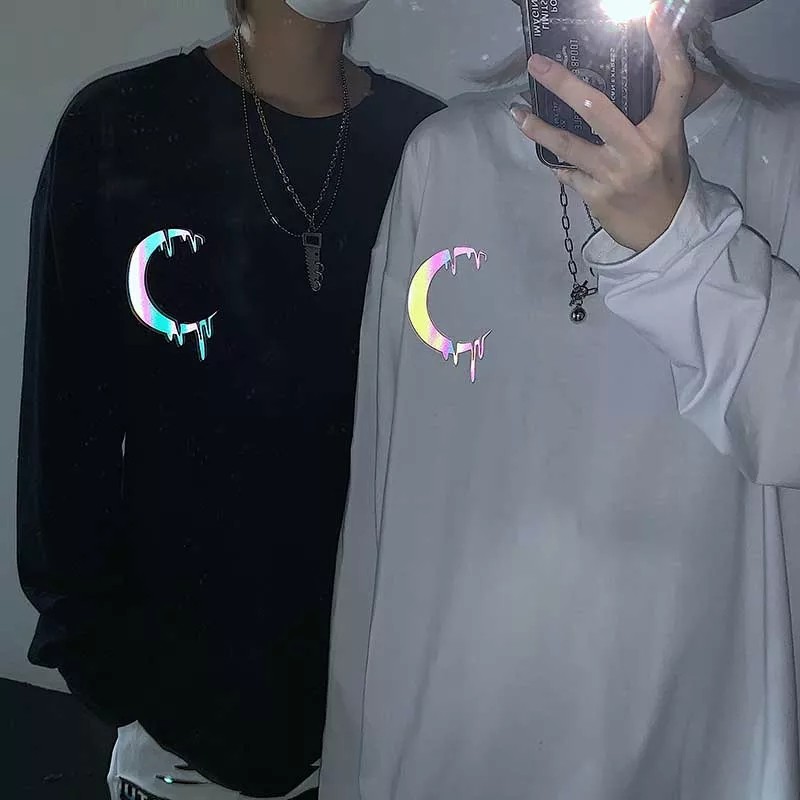 Áo thun Tay dài Sleeves Phản quang CANDYMOON Unisex