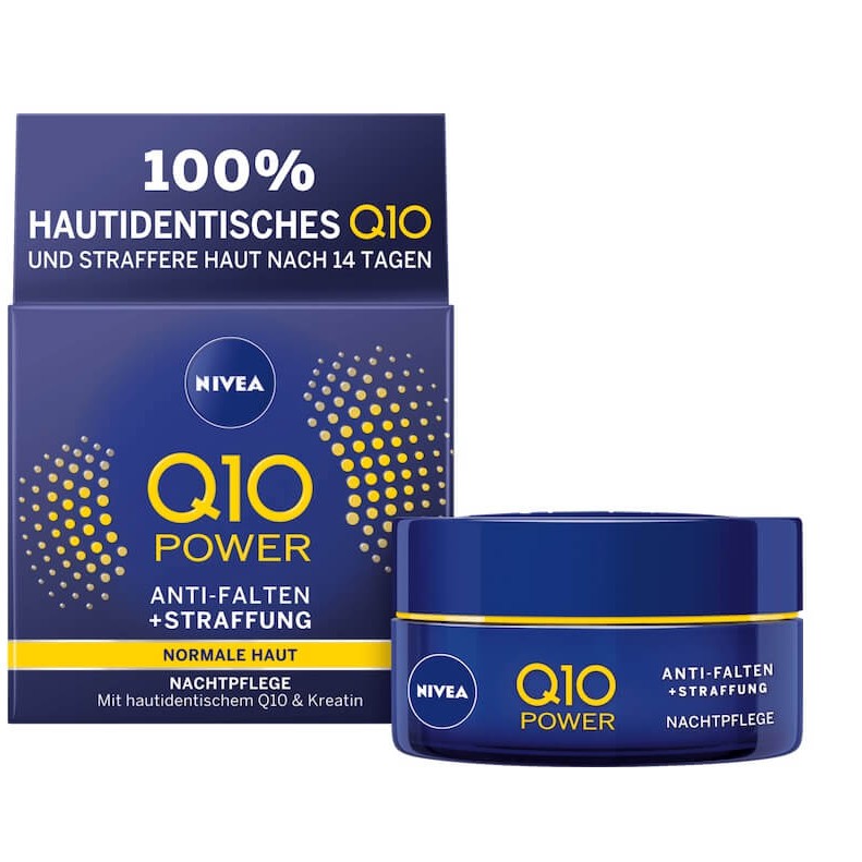 Kem nuôi dưỡng chống nhăn NIVEA Q10 POWER ANTI – RIDES FERMETE ( ban đêm )