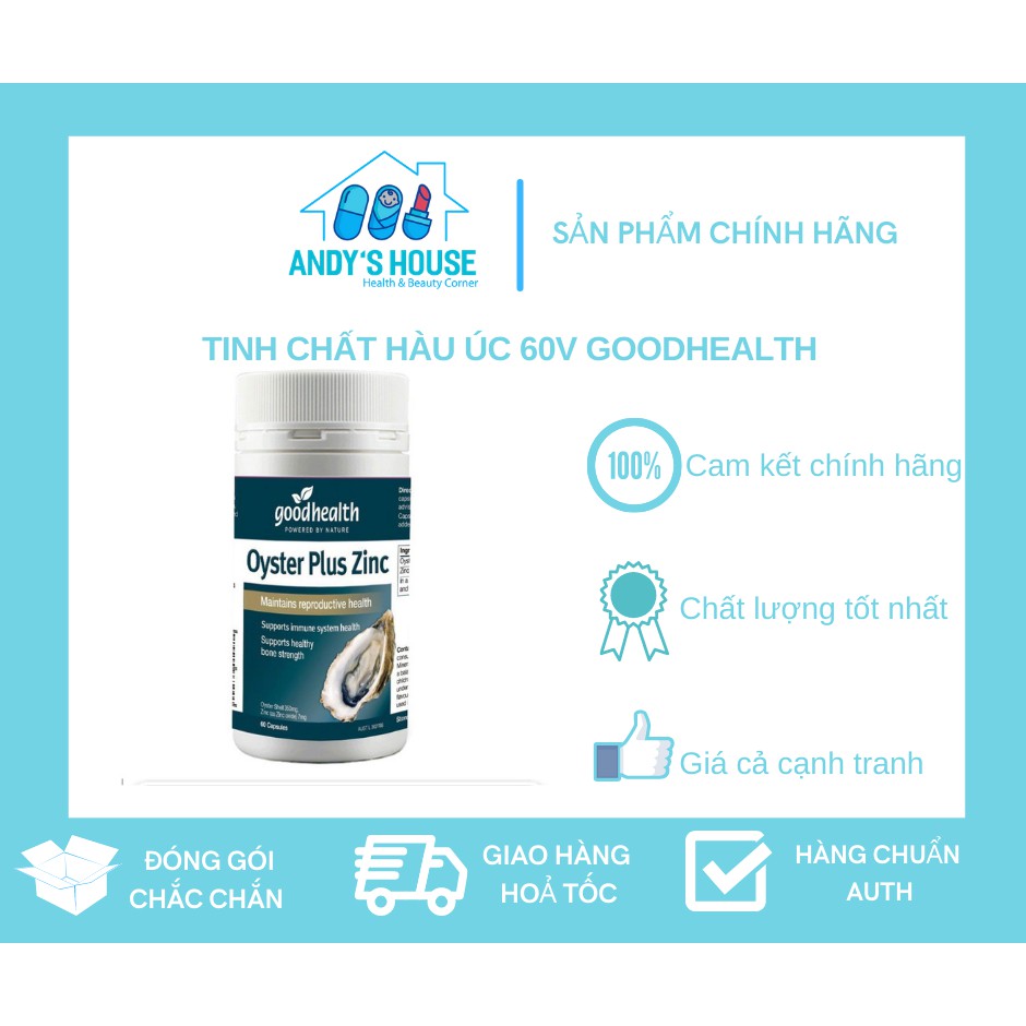 Tinh Chất Hàu Úc 60v Goodhealth