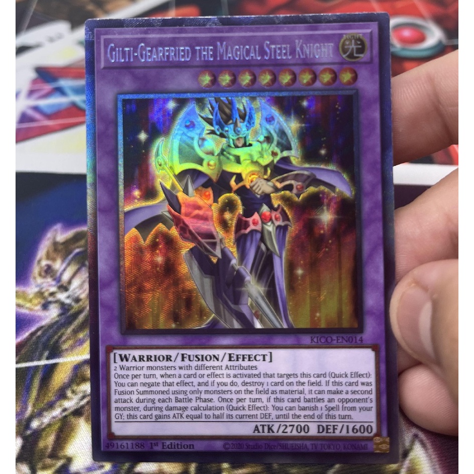 Bài Yugioh - Gilti Gearfried The Magical Steel Knight