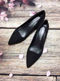 Charles and Keith 3cm lưỡi gà mũi nhọn