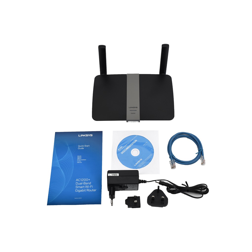 [Mã ELMS5 giảm 7% đơn 300K] Linksys EA6350 - Router Wifi Chuẩn AC 1200+