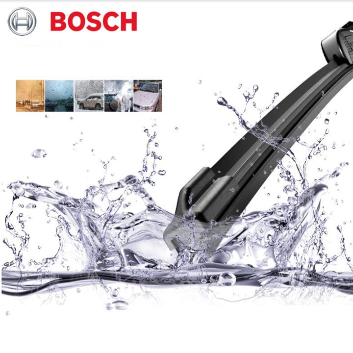 Sản phẩm bộ 2 thanh gạt nước mưa cao cấp Bosch kích thước: Thanh 1 - 16 inch - 400mm và Thanh 2 - 24 inch – 600mm