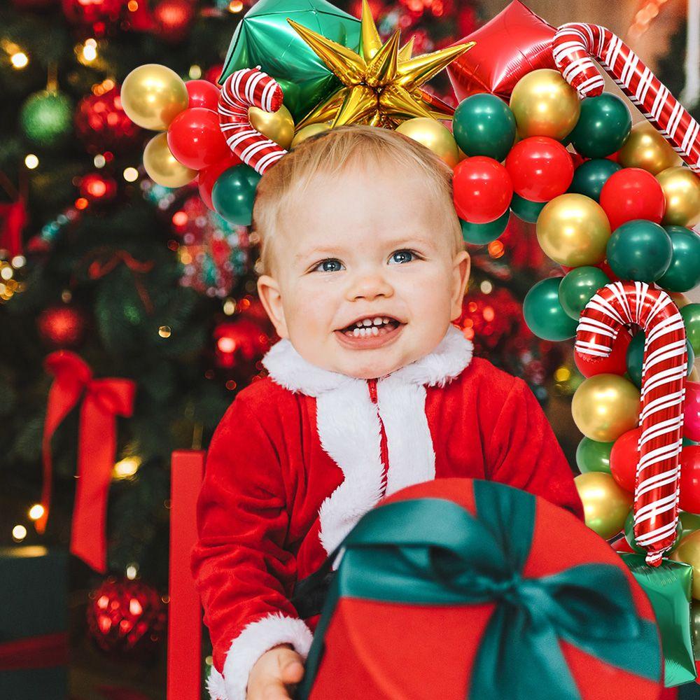 1 Bong Bóng Hình Nón Trang Trí Giáng Sinh Thời Trang DIY