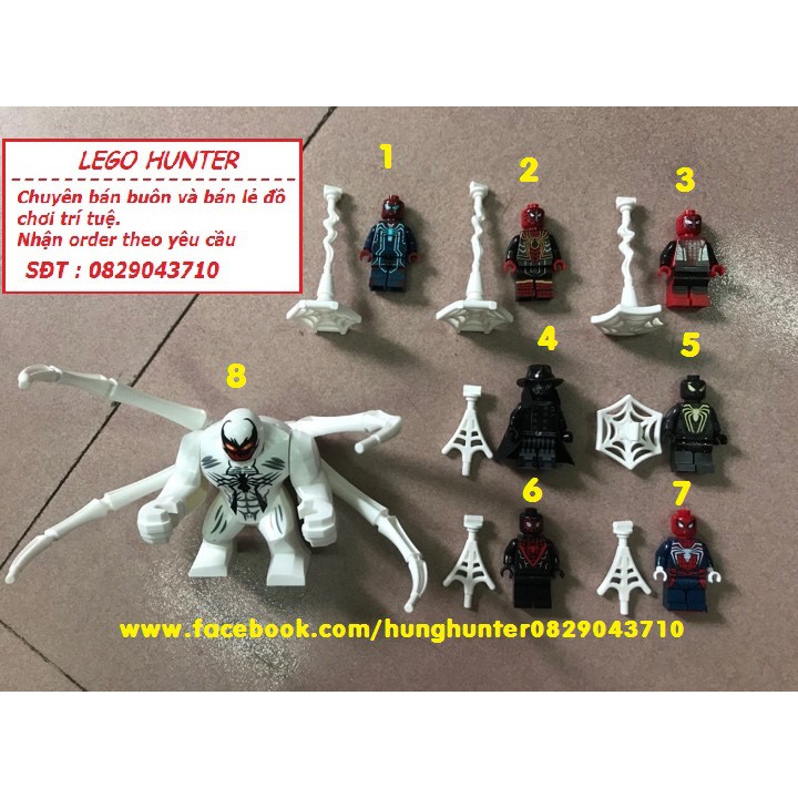 Lego Minifigures Marvel Superheroes Nhân vật Anti Venom Spiderman DLP