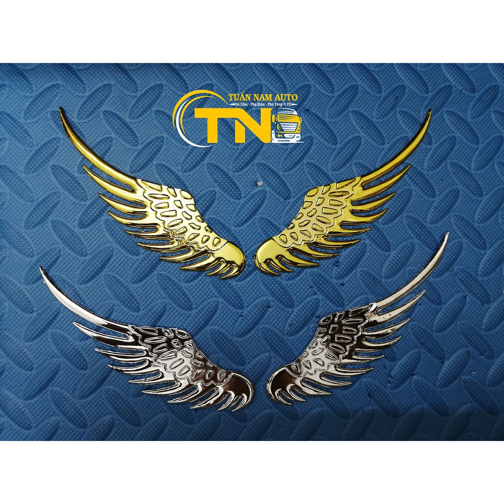 LOGO CÁNH CHIM 3D KIM LOẠI Ô TÔ XE HƠI SÁNG BÓNG SANG TRỌNG