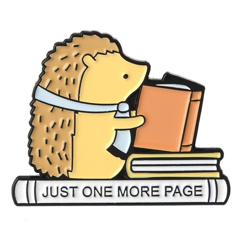 Ghim Cài Áo Tráng Men Hình Cuốn Sách &quot;Books Are Magic&quot; Làm Quà Tặng Cho Học Sinh / Người Yêu