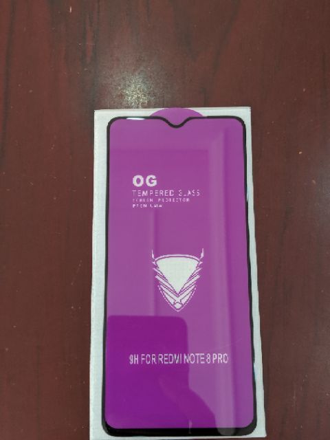 Kính cường lực OG cho Redmi Note 8 Pro FREESHIP Từ 50k Full màn full keo viền mỏng chất đẹp