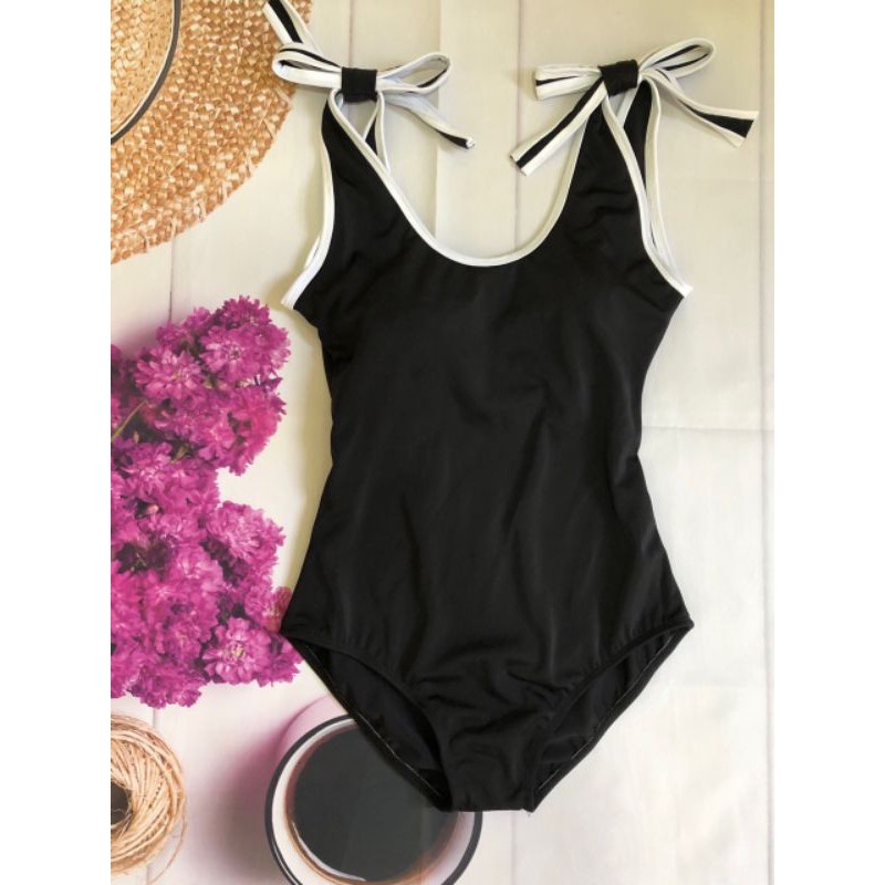 Bikini, Đồ Bơi Đi Biển Một Mảnh Thân Liền Nơ Hai Vai Dễ Thương NS10 | BigBuy360 - bigbuy360.vn