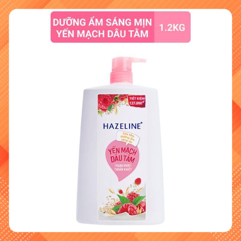 Sữa Tắm Dưỡng Sáng Da Hazeline Yến Mạch - Dâu Tằm 1,2kg