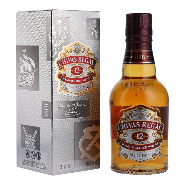 Rượu Chivas Regal 12 YO Nồng Độ Alc 40% 375ml [Whisky] Kèm Hộp