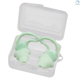 Nút Bịt Tai Bằng Silicon Mềm Chống Thấm Nước Có Thể Tái Sử Dụng Tiện Lợi Khi Đi Bơi / Đi Tắm / Đi Du Lịch