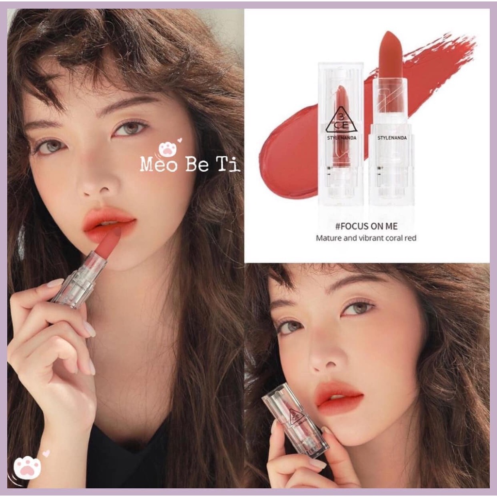 Son thỏi lì bản đặc biệt 3ce soft matte lipstick sale 40%