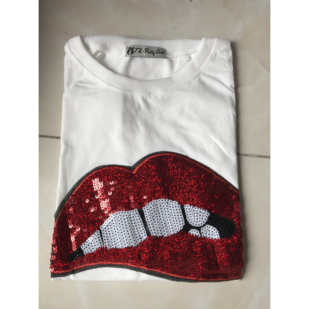 Áo thun kim sa nữ