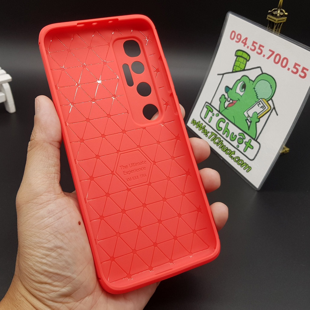 [Ảnh Thật] Ốp Lưng Xiaomi Mi 10 Ultra Dẻo Carbon Phay Xước Chống Sốc
