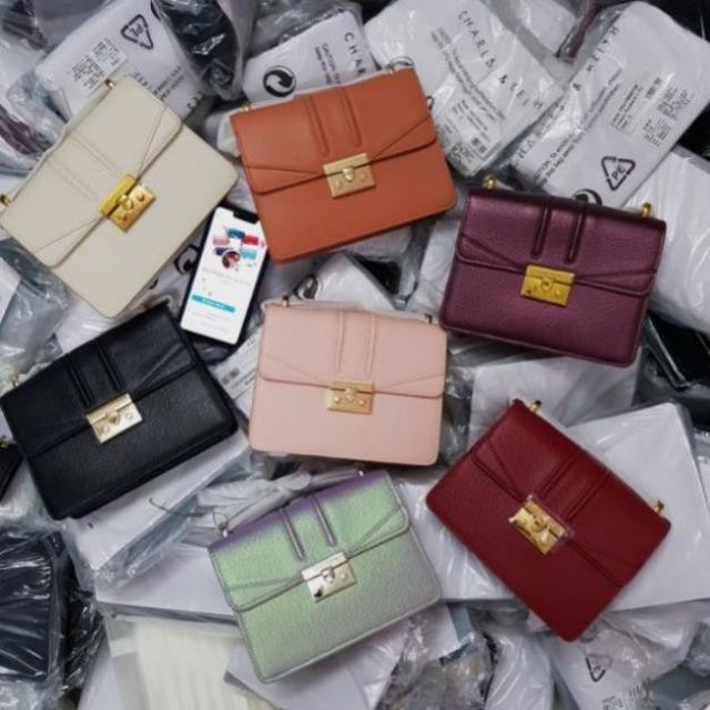 TÚI CNK Da Cá Đuối Khoá Gạt CNK Quỳnh Búp Bê