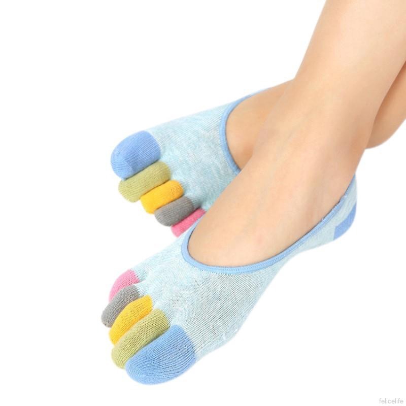 Vớ lười xỏ ngón nhiều màu dễ thương