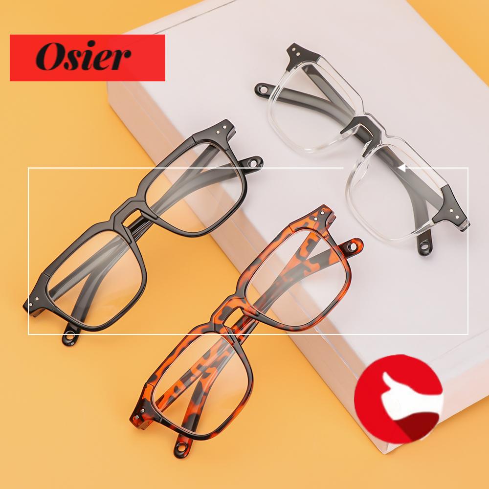 Kính Cận Tròng Vuông Kiểu Cổ Điển Thời Trang Unisex