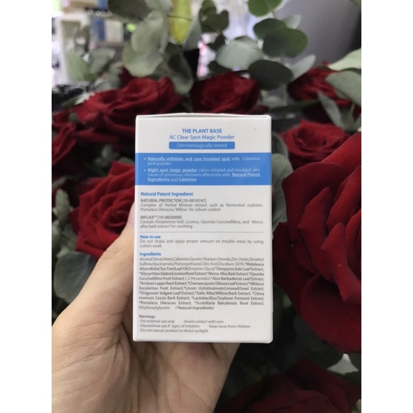 Bột lỏng chấm mụn chống sẹo Ac Clear Spot Magic Powder