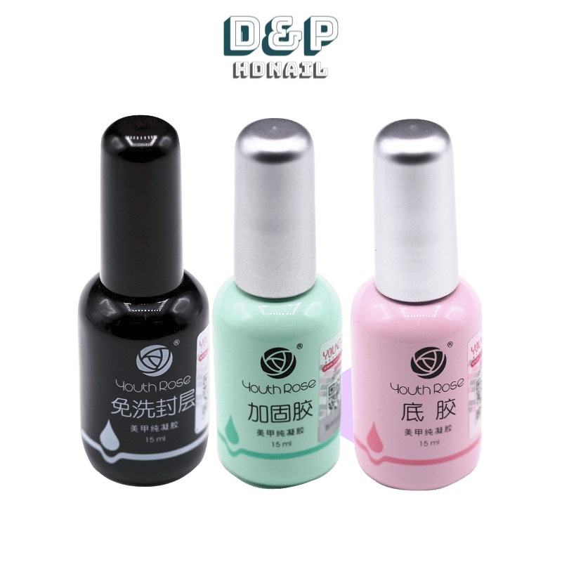 BASE, TOP, CỨNG MÓNG HOA HỒNG chai 15ml