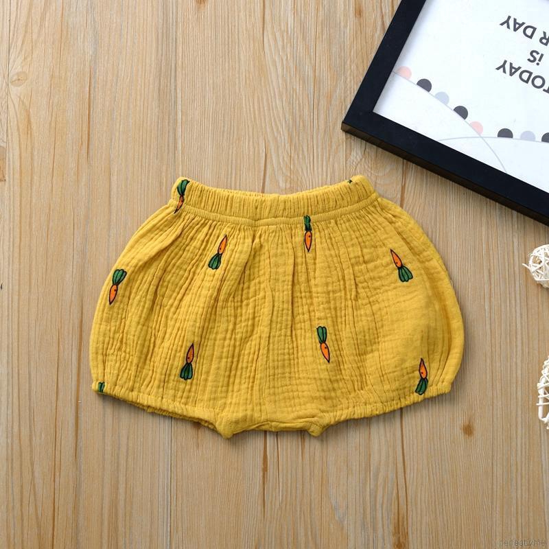 Quần short cotton PP co giãn thời trang cho bé trai và gái