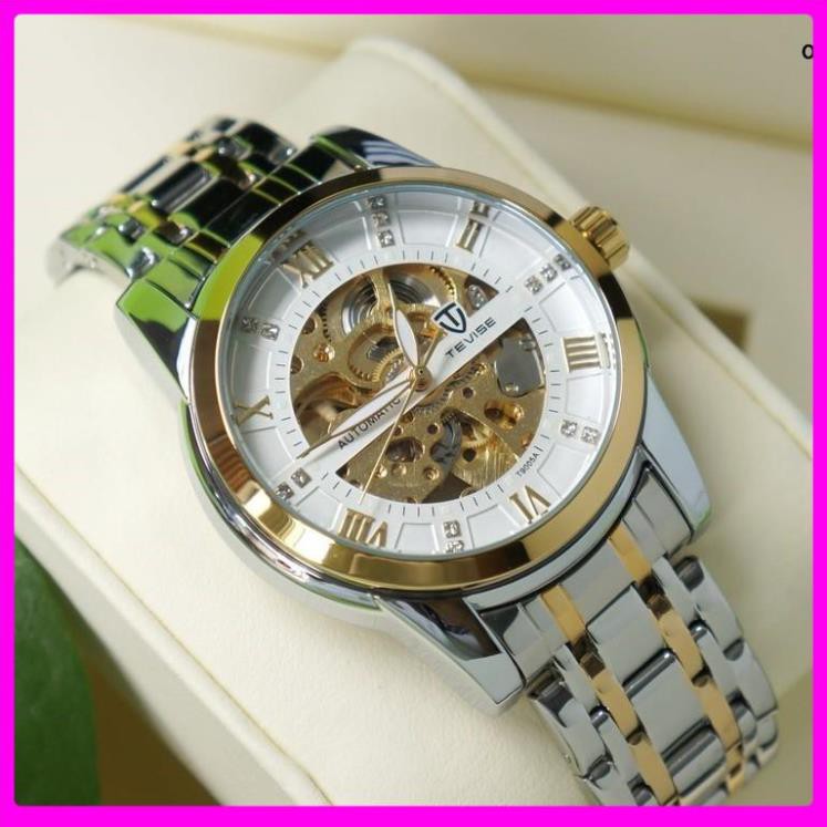 Đồng hồ cơ nam Tevise với máy cơ lộ full 2 mặt nhìn cực đẳng cấp với khả năng tích cot lâu ấn tượng [ Đồng Hồ Cơ ] | BigBuy360 - bigbuy360.vn