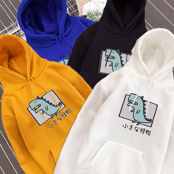 [HN6] Áo Hoodie Cá Sấu Kute Nam/Nữ form rộng tay dài Hàn Quốc có mũ(kèm ảnh thật)