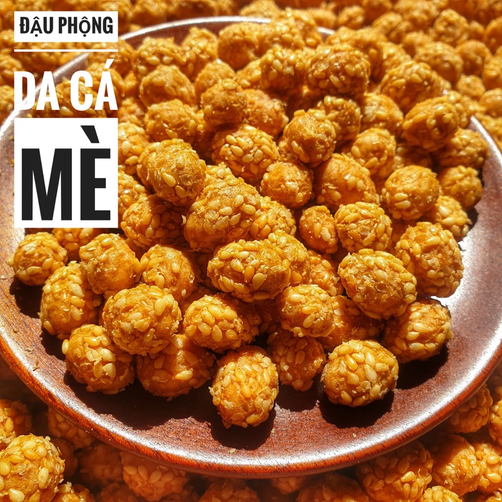 Đậu Phộng Da Cá Vị Mè - Lon 500gr