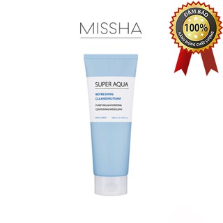 Sữa Rửa Mặt Làm Sáng Da [Missha] Super Aqua Refreshing Cleansing Foam 200ml