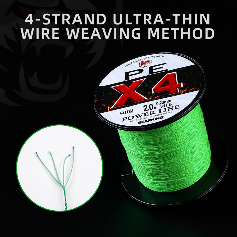 Cuộn Dây Câu Cá Bện 4 Sợi 300M 10-93LB Đa Năng Chất Lượng Cao
