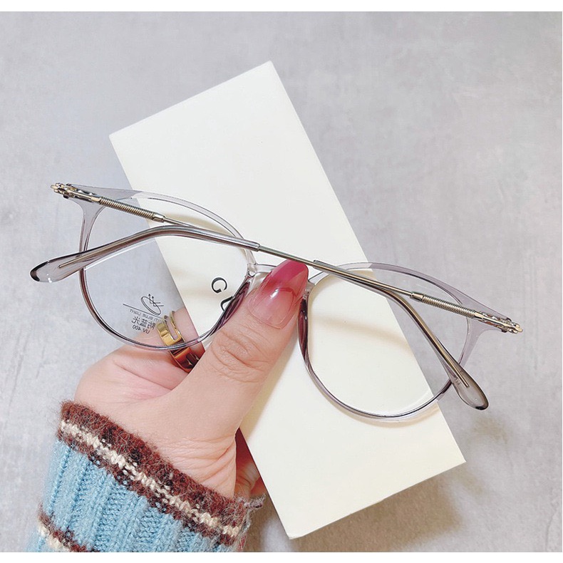 Kính Form tròn Nam Nữ 625 Chất liệu nhựa hàn quốc kiểu dáng hot trend