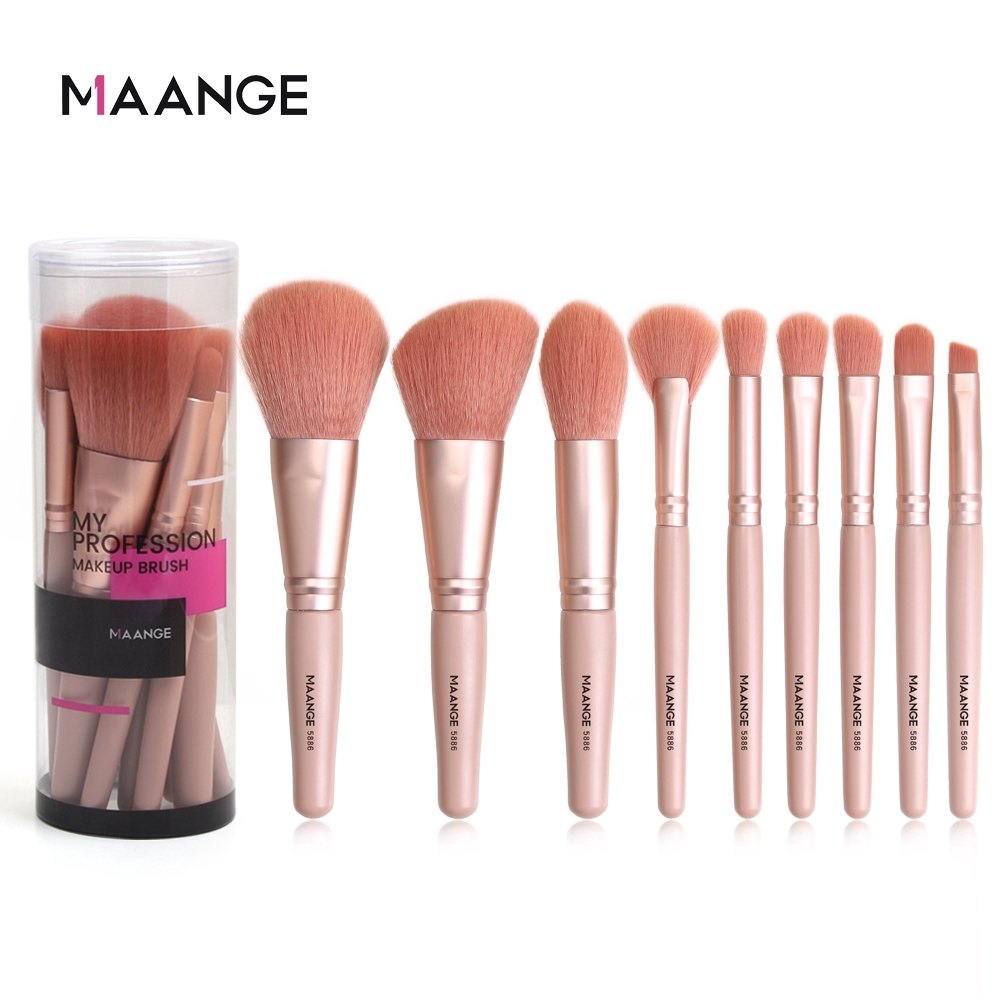 [Mã COSMALL27 -10% ĐH250k]Bộ 9 cọ trang điểm MAANGE kèm hộp đựng tiện lợi | BigBuy360 - bigbuy360.vn