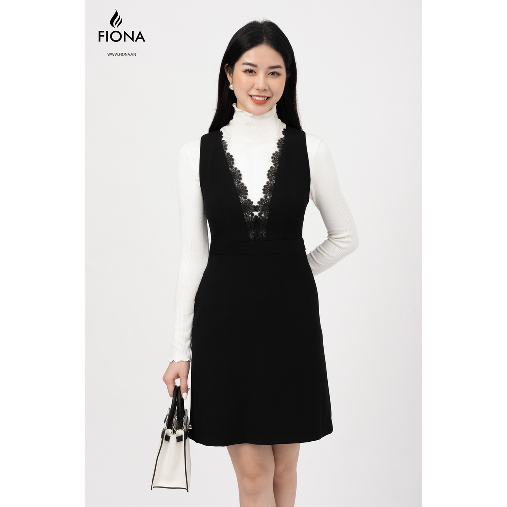 Đầm gile nữ FIONA thiết kế phối ren nữ tính F459595