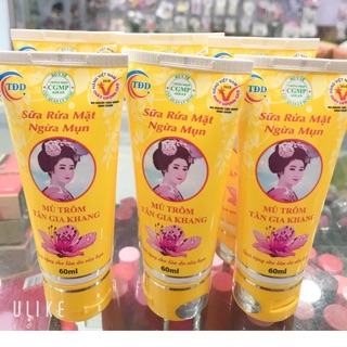 SỮA RỬA MẶT NGỪA MỤN  MỦ TRÔM  TÂN GIA KHANG