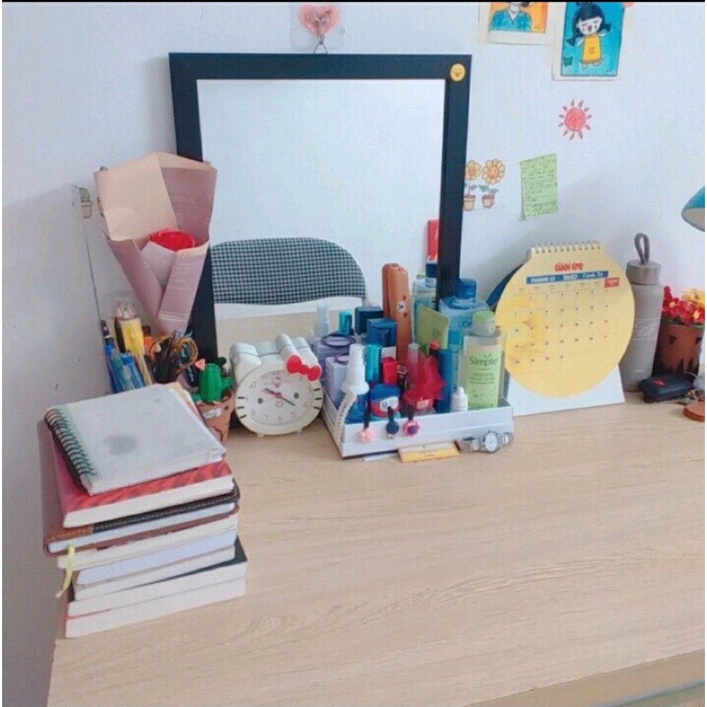 Gương soi treo tường gương để bàn decor kt 30x40