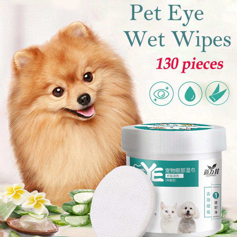 Set 130 Khăn Ướt Lau Chùi Vệ Sinh Cho Thú Cưng
