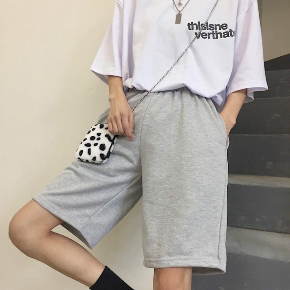 Quần short nam nữ Unisex THUN BASIC (Kèm ảnh thật), Quần Đùi Nam Nữ Sooc Thun Thể Thao Q31
