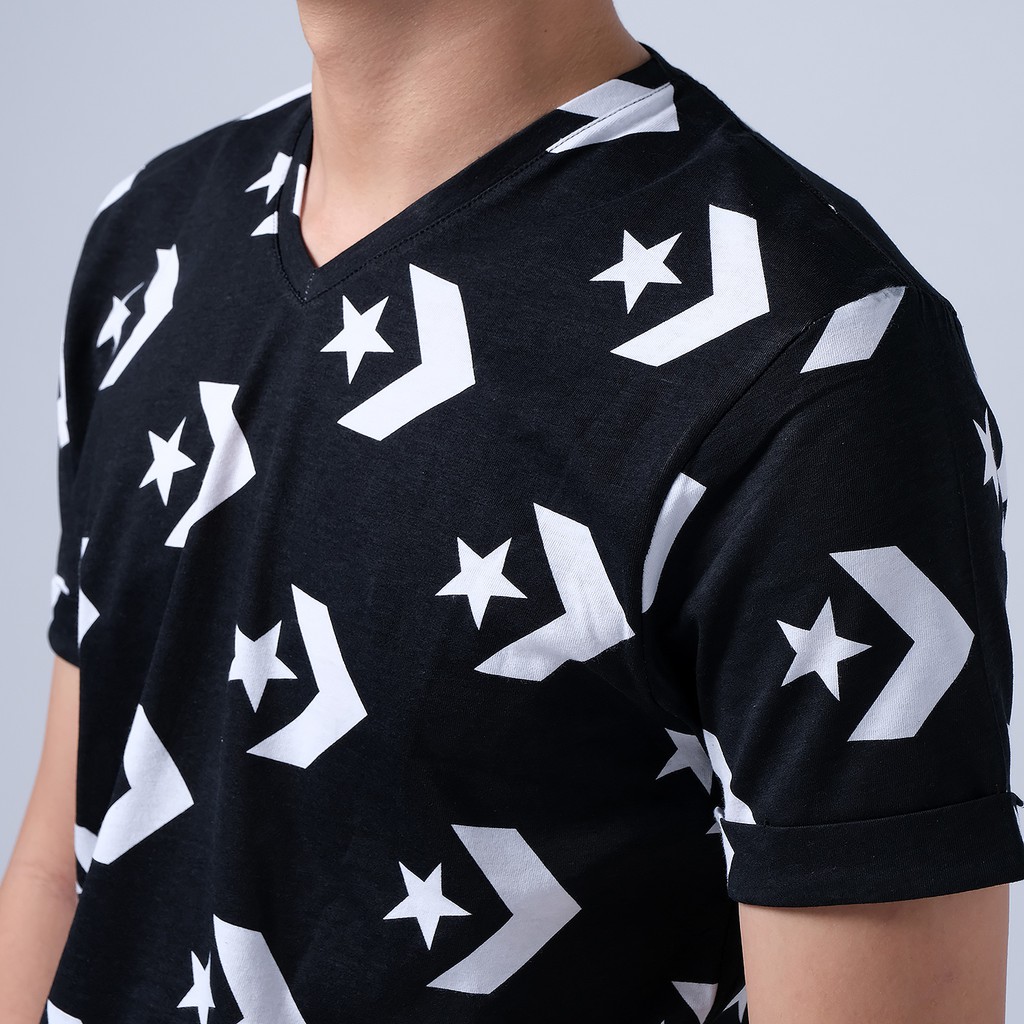 Áo thun nam phông trơn Casual 1st cổ tim tay ngắn cộc, 100% cotton thoáng mát, thích hợp đi làm, đi chơi, du lịch | BigBuy360 - bigbuy360.vn