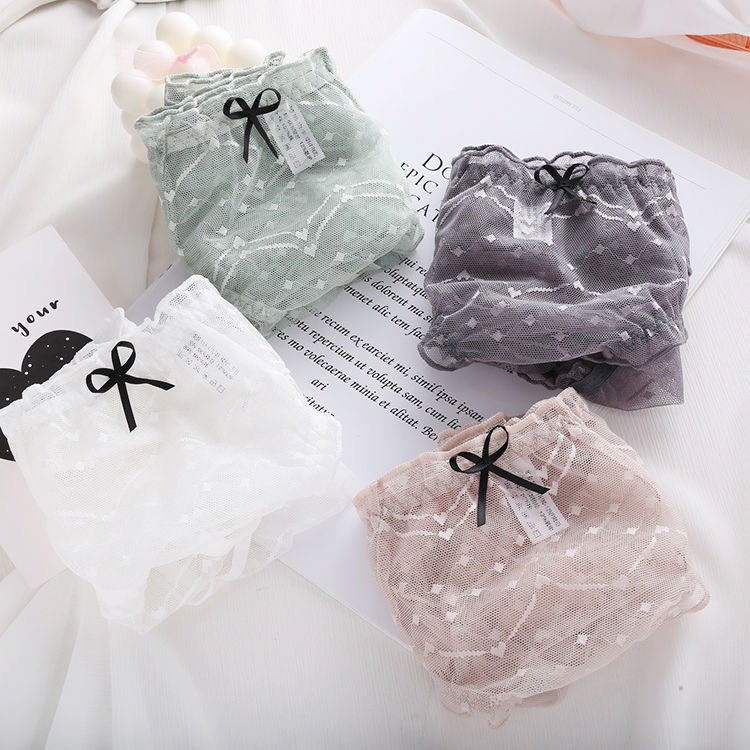Quần Lót Ren Lưới Mỏng Chấm Bi Siêu Mát 1621 | BigBuy360 - bigbuy360.vn