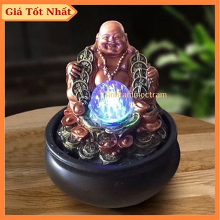 Thác nước phong thuỷ- phật di lặc tài lộc