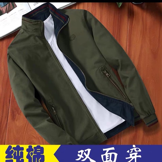Áo khoác nam 2 mặt