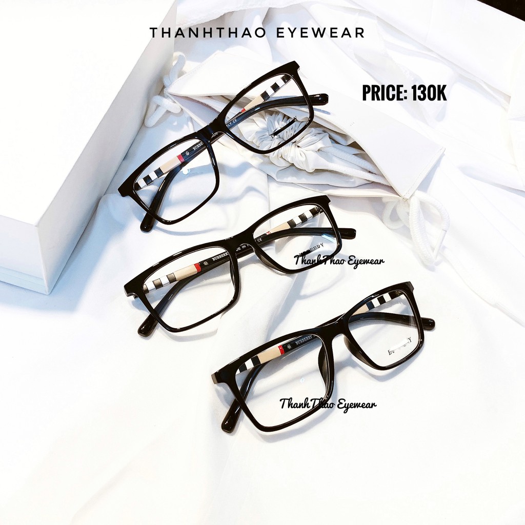 [ẢNH THẬT] Gọng Kính Cận Chữ Nhật Vuông Nhựa Dẻo Nam Nữ Unisex - ThanhThao Eyewear