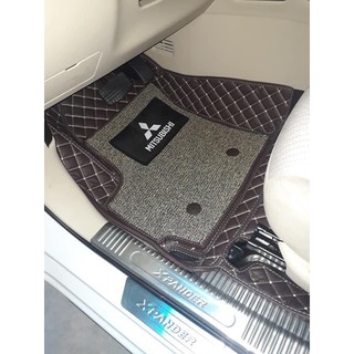 Thảm lót sàn ô tô 5d,6d xe mitsubishi xpander - thảm sàn da xe 7 chỗ kèm rối chống bẩn, sạch sẽ - sang trọng