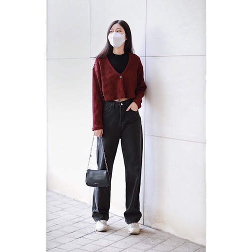 Quần jeans Ống suông dài Ruchan