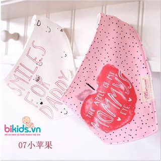 Khăn tam giác Mom's Care set 2c bé gái